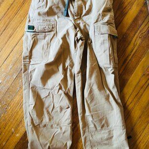 Authentic Weathered Gear 100% Cotton Maldives Small Cargo Pants Belt Ripcord leg